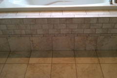 Tile-around-tub